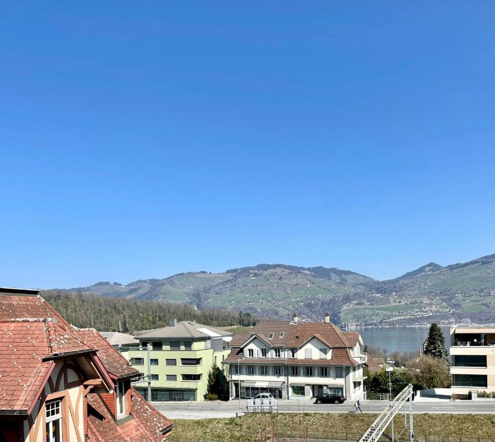 Studio Bahnhof Spiez Daire Dış mekan fotoğraf