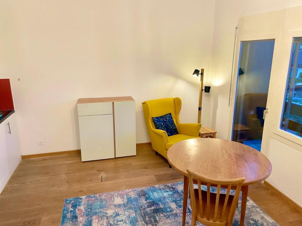 Studio Bahnhof Spiez Daire Dış mekan fotoğraf